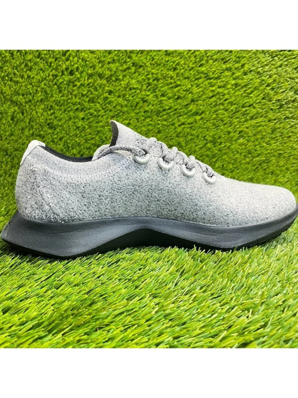Allbirds Wool Dasher 2 Mizzles Mens Size 12 Gray Black Running Shoes Sneakers